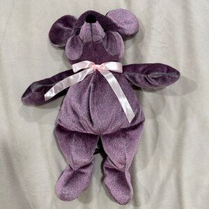 Vintage Rare Purple Mouse KellyToy Beanpals